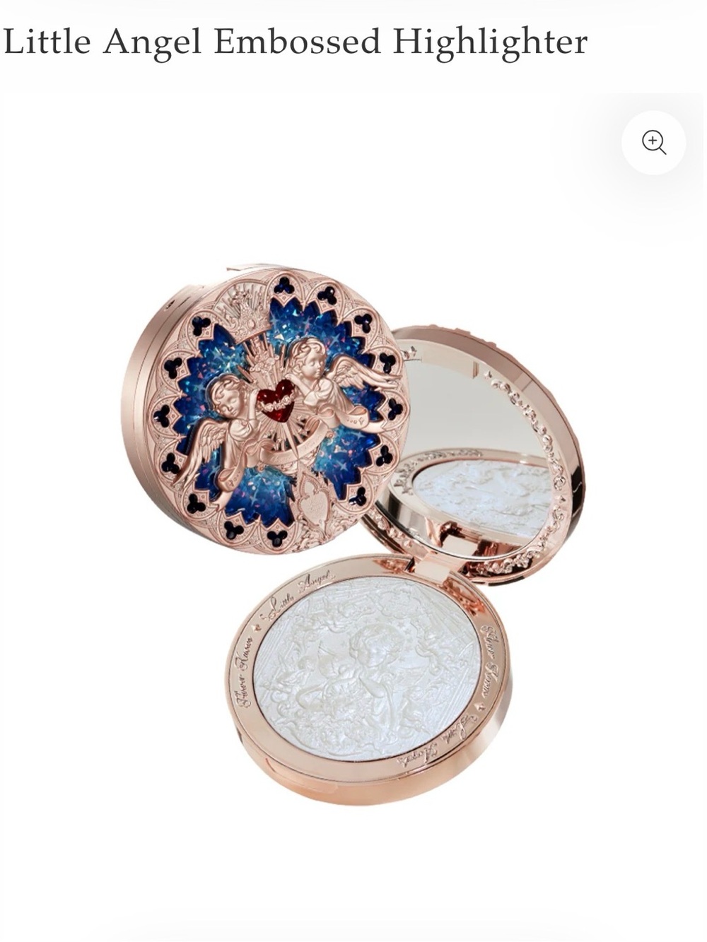 Flower Knows Little Angel Embossed Highlighter — L04 Moon River